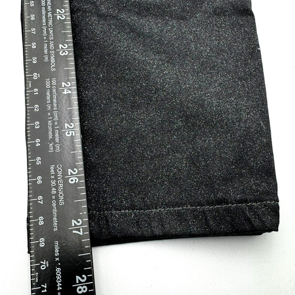 BEBE Women's 26 Black Jeans Sparkle Glitter Skinny Pants Whimsigoth y2k Clubwear - Picture 11 of 11